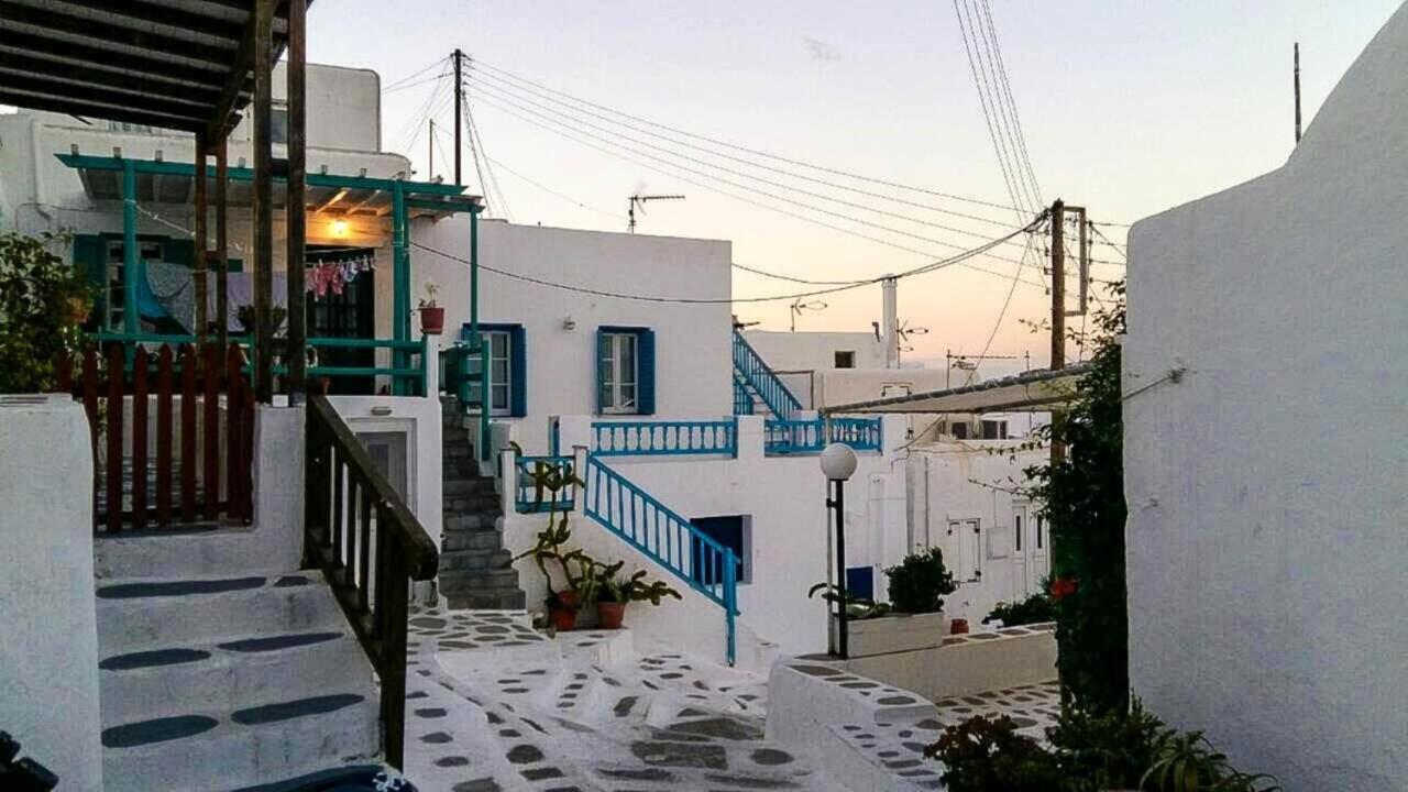 הוילה Traditional Split Level House In Mykonos Town מראה חיצוני תמונה