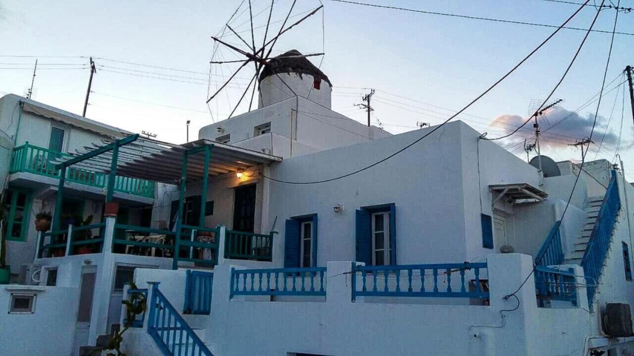 הוילה Traditional Split Level House In Mykonos Town מראה חיצוני תמונה